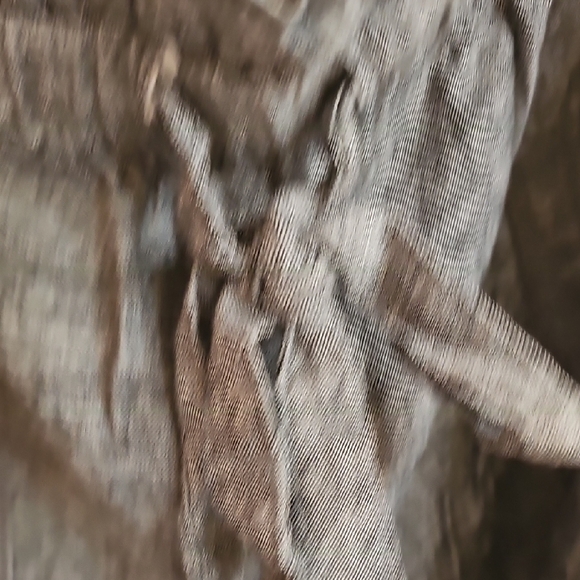 Soho Street NWT Women's Gray Linen/Cotton Capri Pants Size Large - Picture 4 of 8